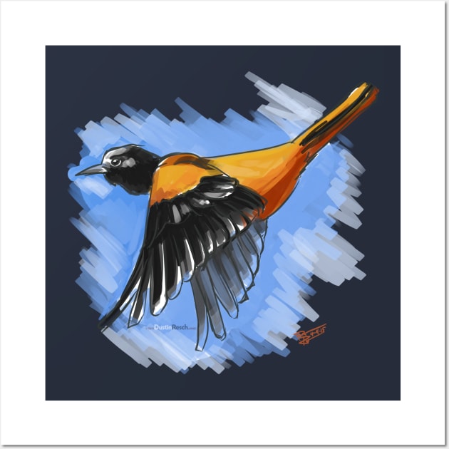 An Oriole for Dad Wall Art by Dustin Resch